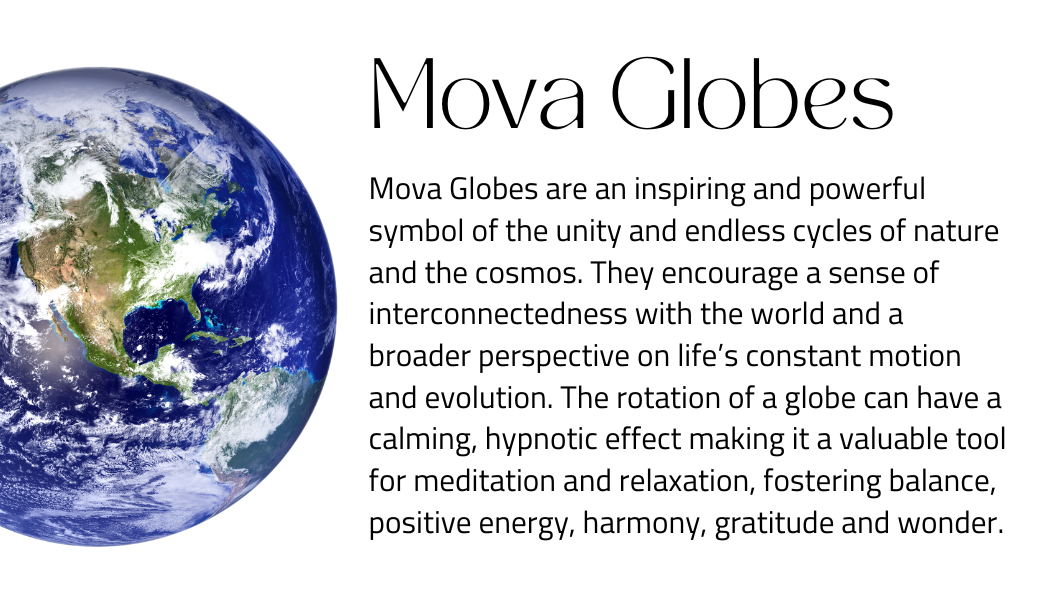 The MOON Rotating Mova Globe 6" w Acrylic Base #MG6MOON