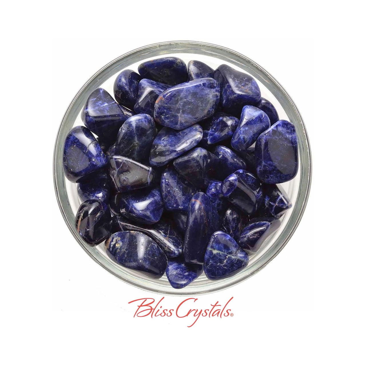 Beautiful Dark Blue SODALITE Tumbled Stones Intuition #SD01
