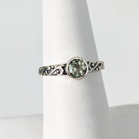 Thumbnail for Green Amethyst Faceted Ring #SK8315 - $59