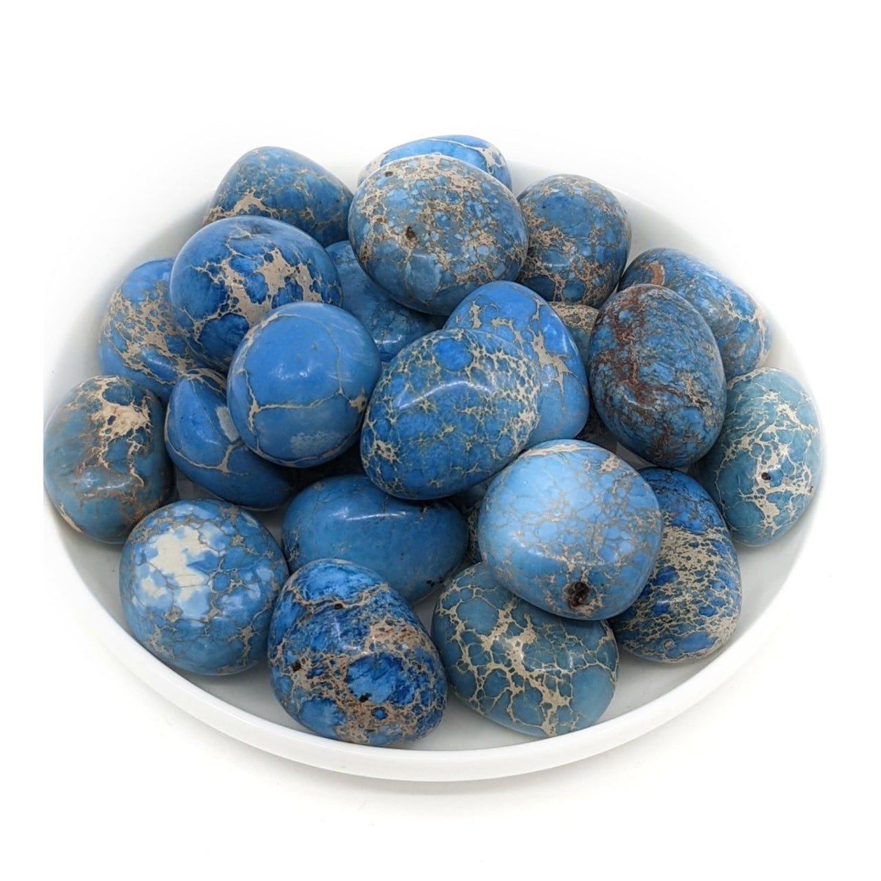 Howlite Dyed Blue Tumbled (8g) #LV0916
