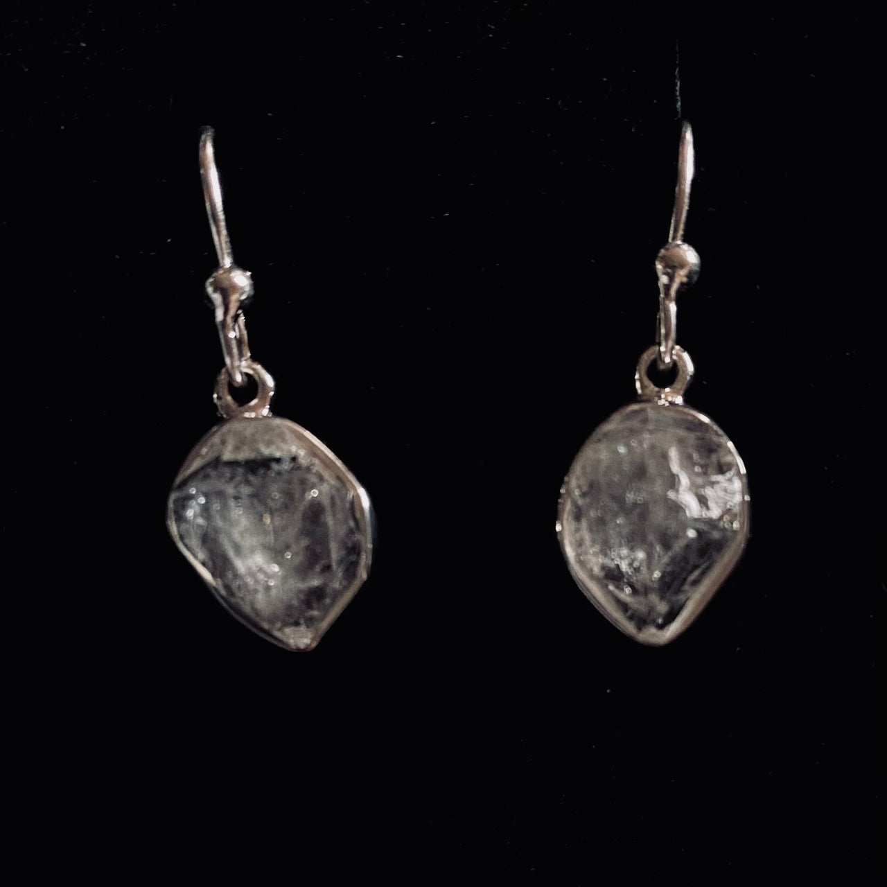 Herkimer Diamond Sterling Silver Earrings #J612D