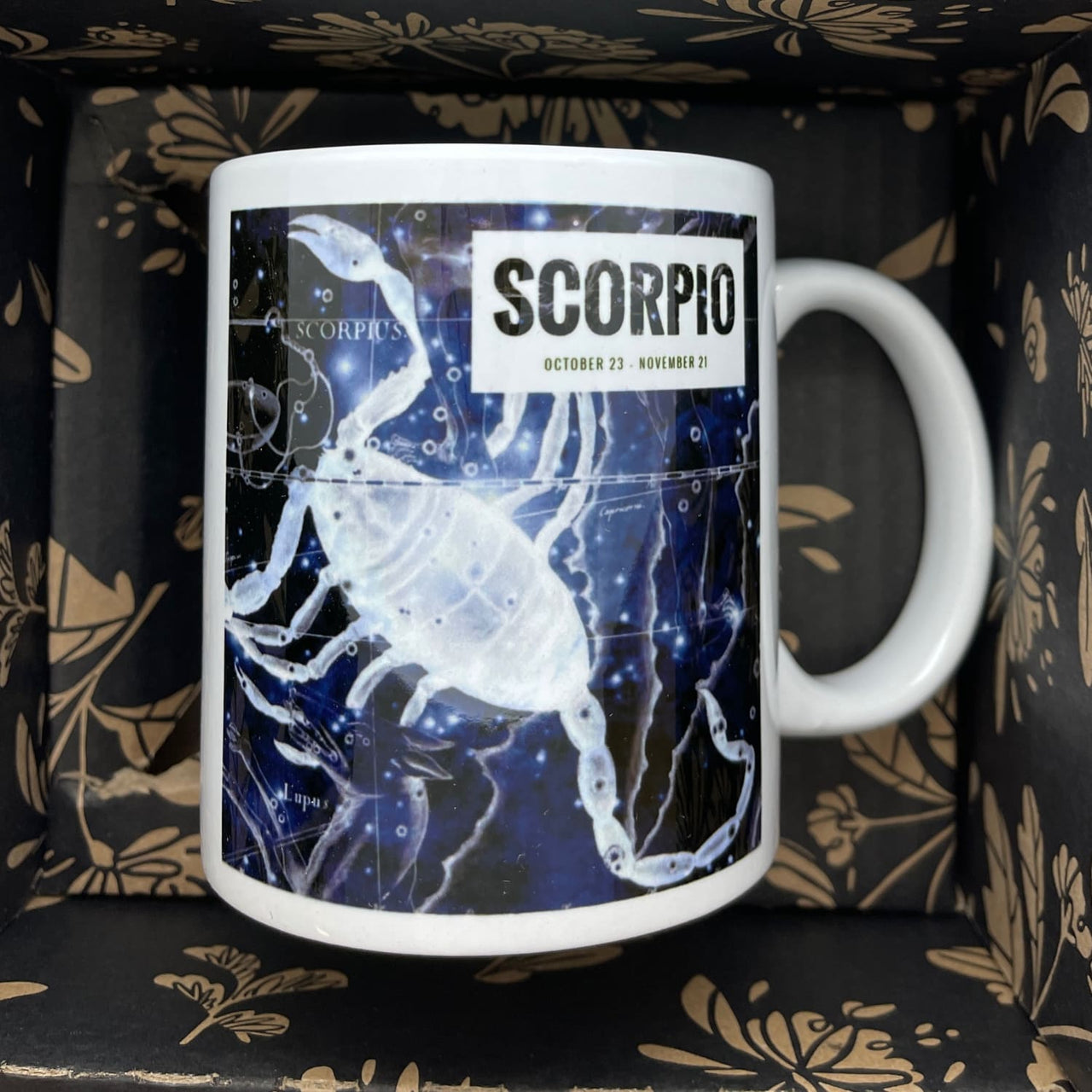 Scorpio Zodiac Mug Gift Boxed #C120 - $28