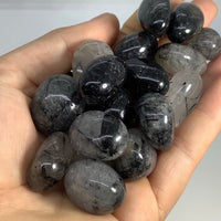 Thumbnail for Tourmalinated Quartz Tumbled Stone (5 - 9g) #SK0481 - $1.75