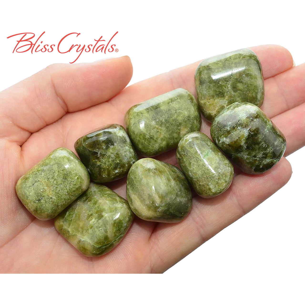 1 Large VESUVIANITE Tumbled Stone ’Treasure Stone’ #VT03