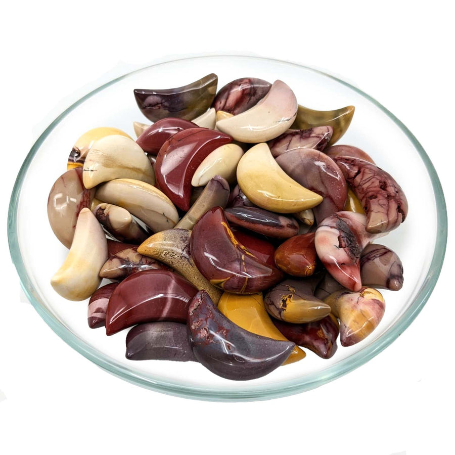 1 Mookaite 1.5’’ Crescent Moon (9g) #SK9172 - $9