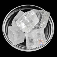 Thumbnail for 1 Optical Calcite Semi Rough Cube (55g) #SK7299