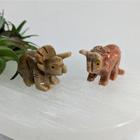 1 Soapstone Baby Animal Carving from Peru #C005D Dino #6