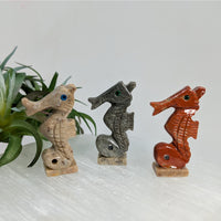 1 Soapstone Baby Animal Carving from Peru #C005D Seahorse