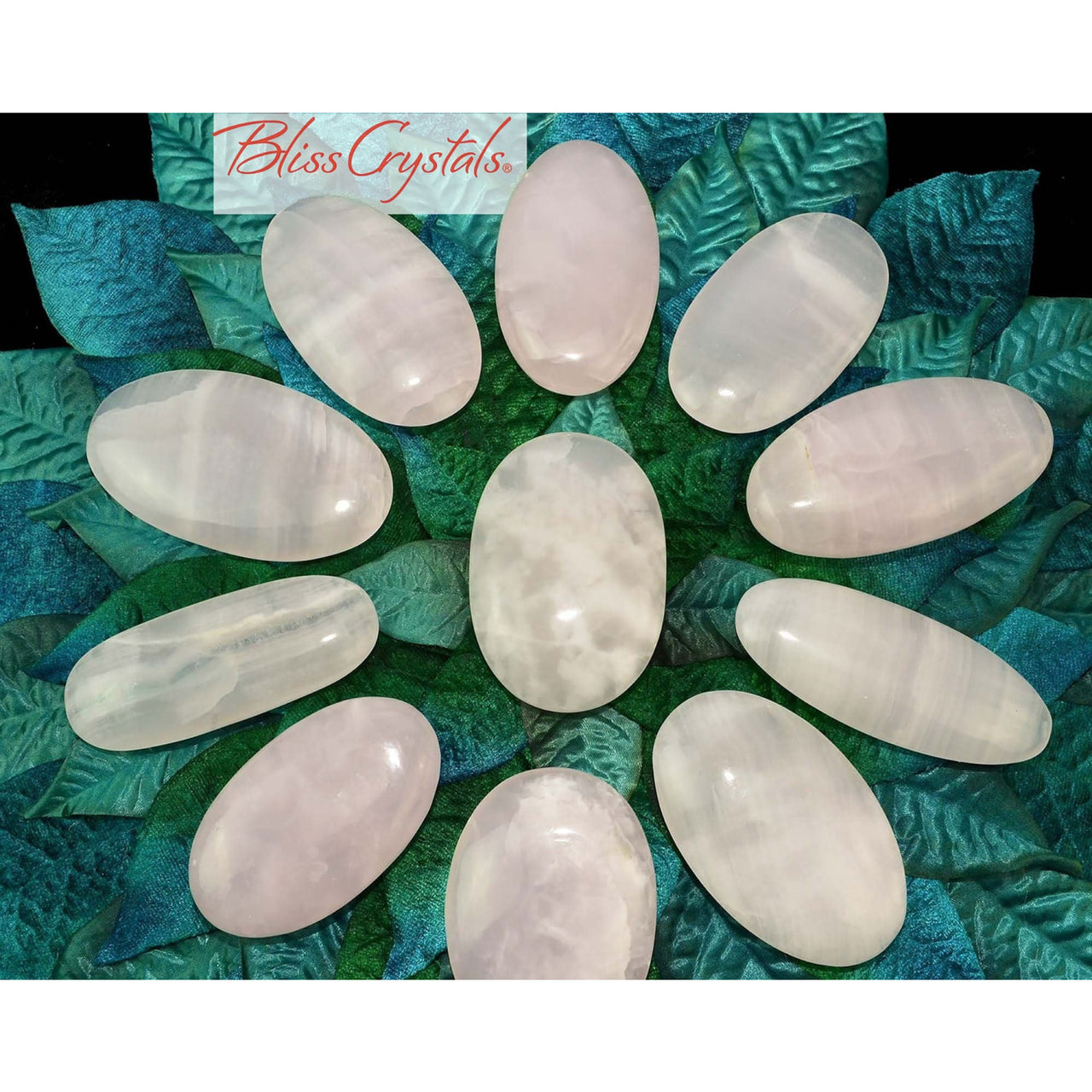 1 XXL PINK CALCITE Palm Stone from Pakistan Heart Chakra 