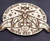 Lunar Moth Pendulum Board (6inch) #BC0586