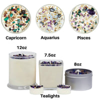 Thumbnail for Winter Candles, Holiday Candles, Soy & Crystal Candles- Choose Scent #LV5595