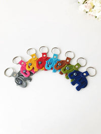 Thumbnail for Elephant Evil Eye Keychain #Q386