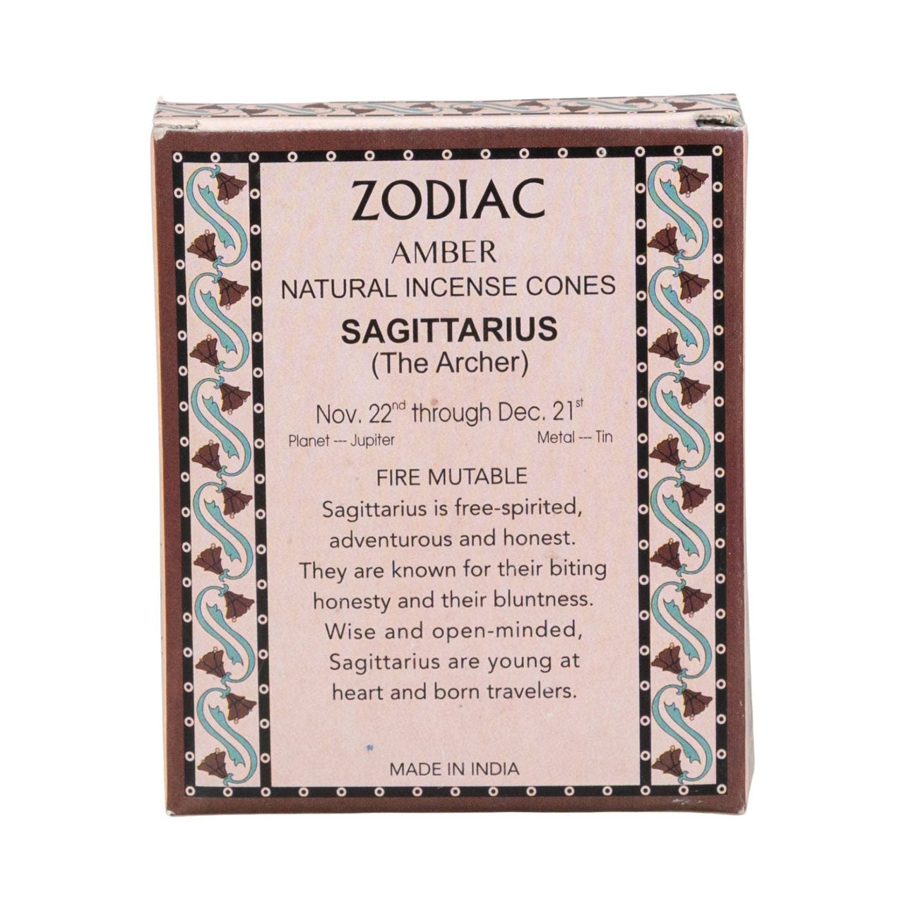 Zodiac Incense Cones - Astrology Inspired Incense #BC0555