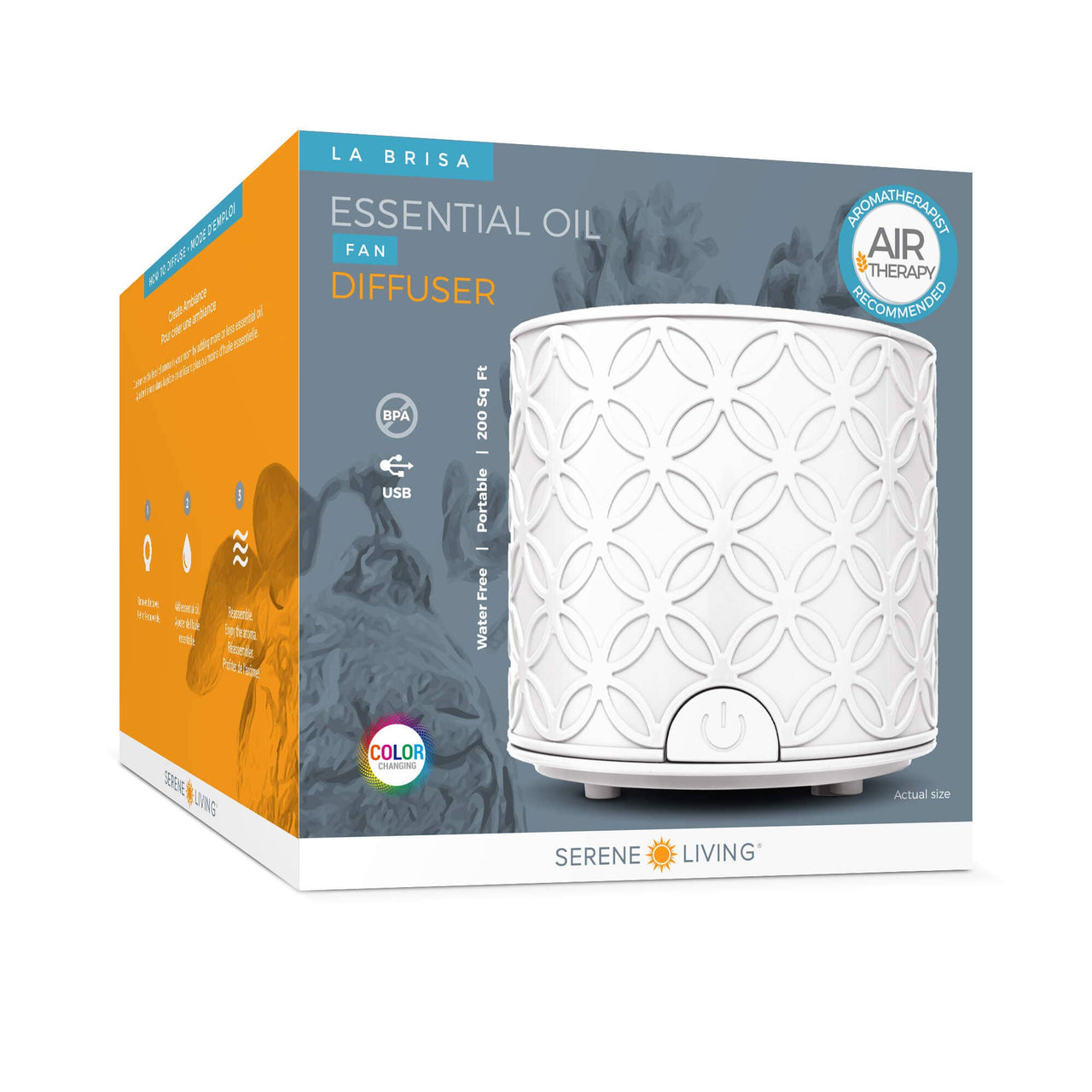 La Brisa White Essential Oil Diffuser #594