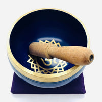 Thumbnail for Tibetan Chakra Singing Bowl in 3.5 inch Box Set with Striker and Cushion