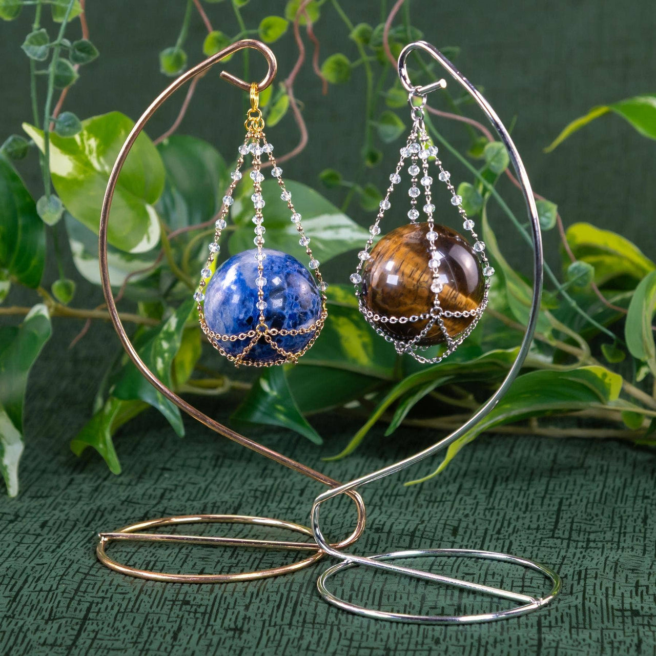 Hanging Cradle Sphere Holder Stand #BC0556