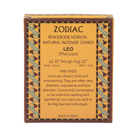 Zodiac Incense Cones - Astrology Inspired Incense #BC0555