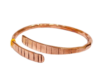 Magnetic Copper Cuff Bracelet - Twist or Split Bar #BC0595
