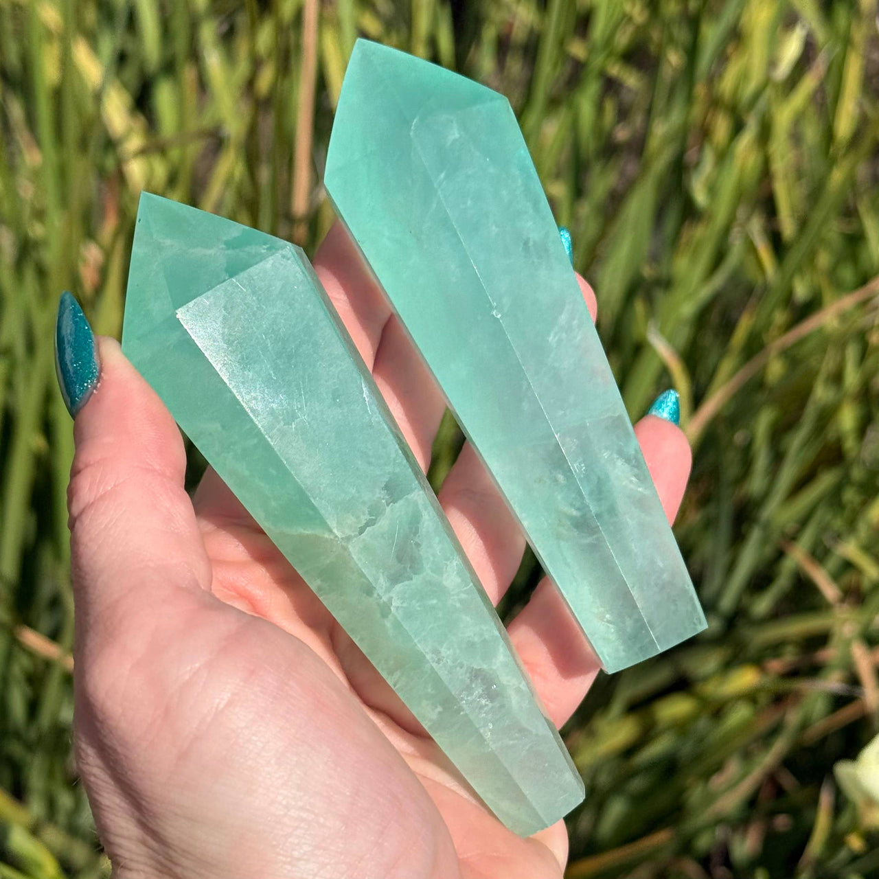 Baja Blast Fluorite Wand #BC1271