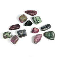 Thumbnail for 5pc Set Grade A India Tumbled Stones featuring polished gems like sunstone