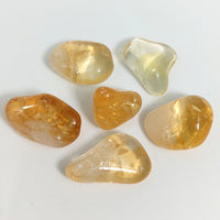 Thumbnail for Close up of a 28gm citrine parcel featuring five different colored bliss crystals stones