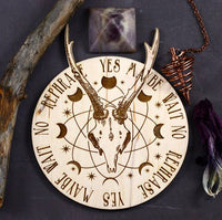 Skull and Moon Pendulum Board (6 Inch) #BC0591