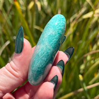 Amazonite Palm Stone #BC1270