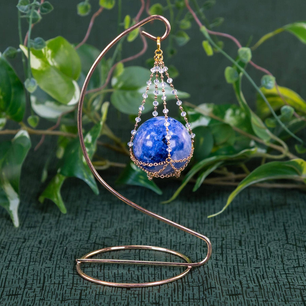 Hanging Cradle Sphere Holder Stand #BC0556