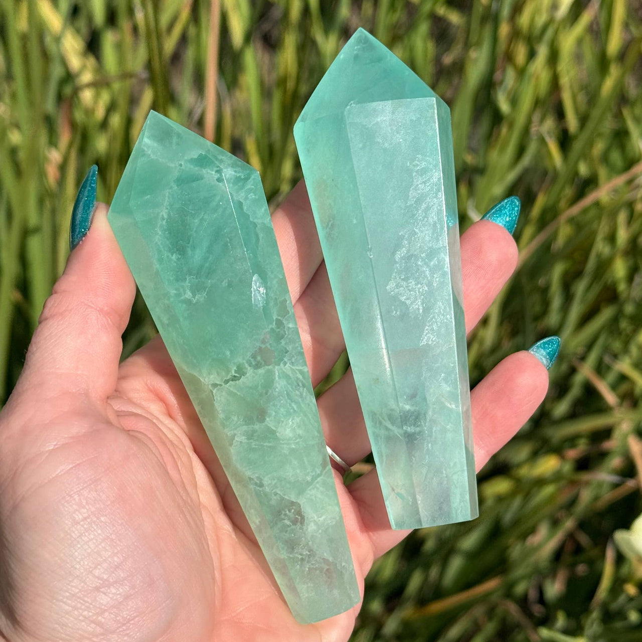 Baja Blast Fluorite Wand #BC1271