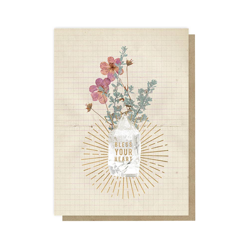 Greeting Card - Bless Your Heart #W0401-F