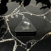 Shungite Triangle Sphere Holder #BC1281