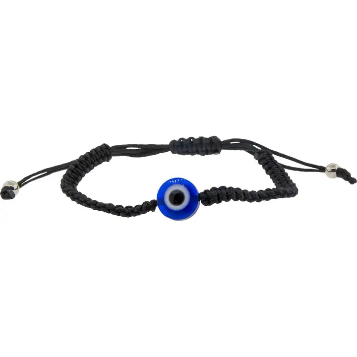 Evil Eye Black or Blue String Adj. Bracelet #LV5282