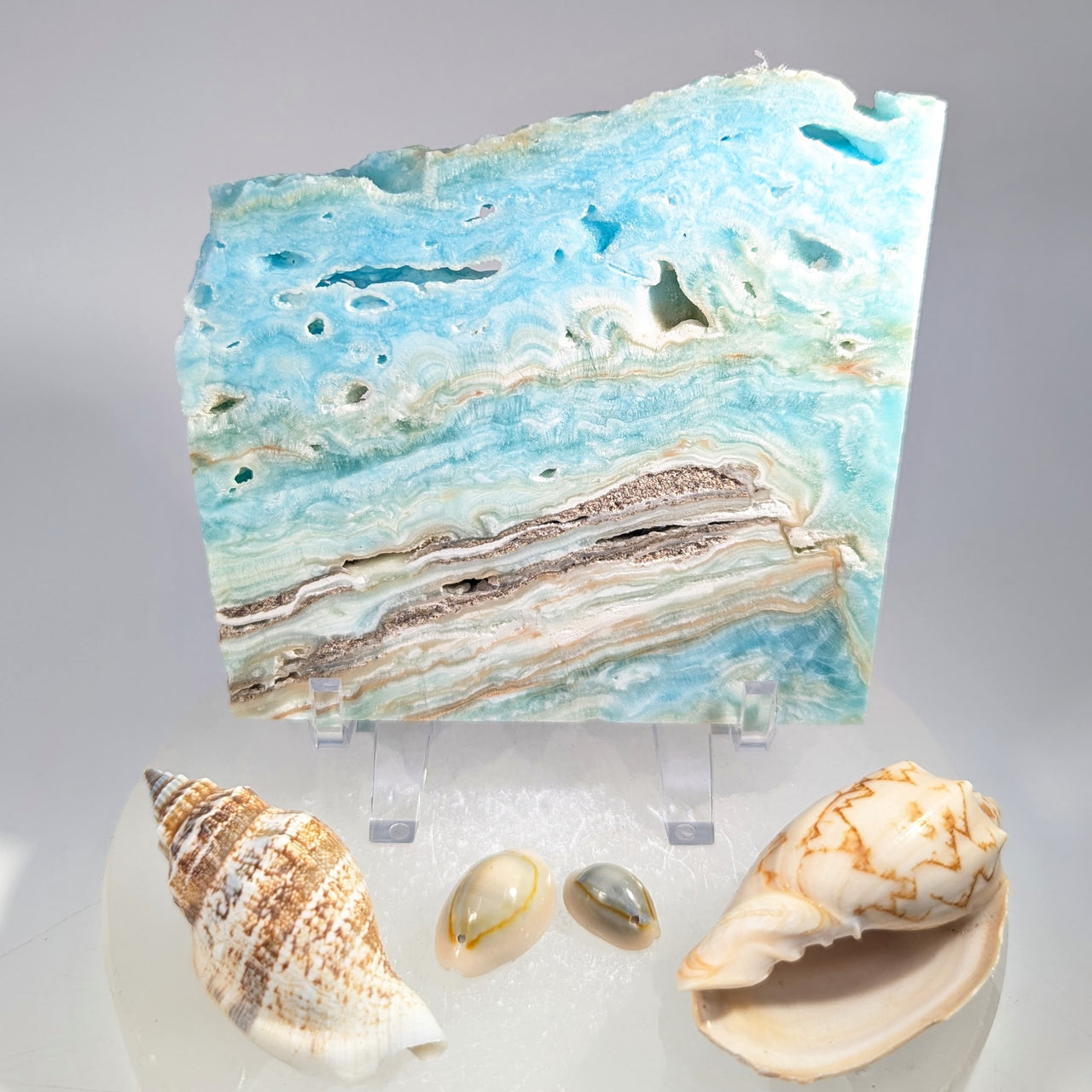 Hemimorphite 3.9" Slab Slice #BC1612