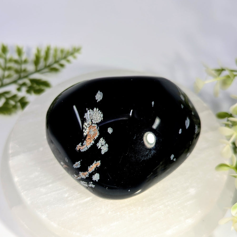 Snowflake Obsidian 3" Energy Stone #BC1618