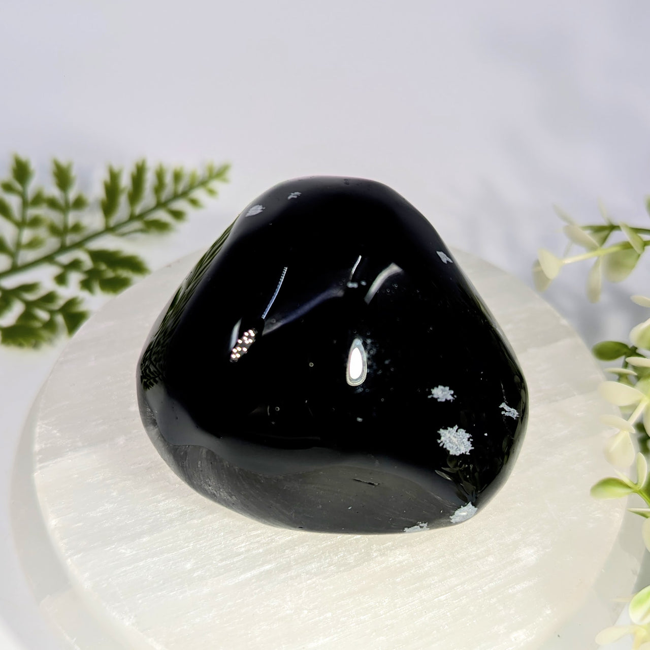 Snowflake Obsidian 3" Energy Stone #BC1619