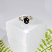Black Star Sapphire Sz 9.5 Ring S.S. #BC1669