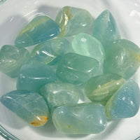 Blue Aquatine Calcite XL Tumbled Grade AA (23g) #LV0910
