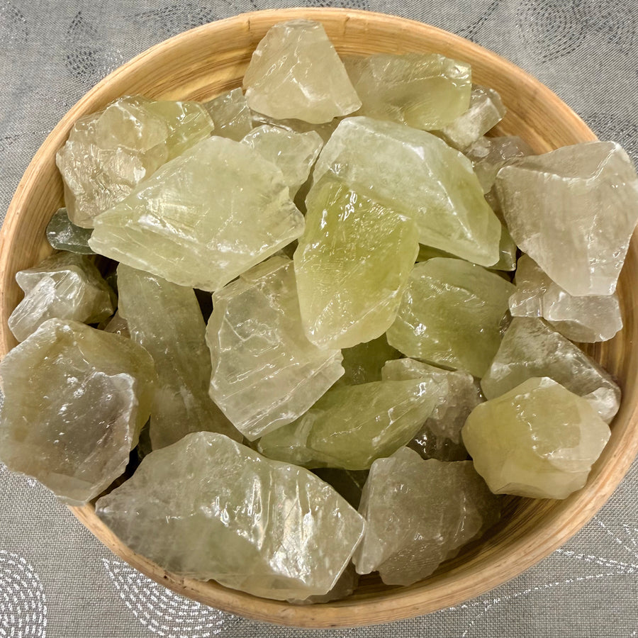 Light Green Calcite Rough #R133