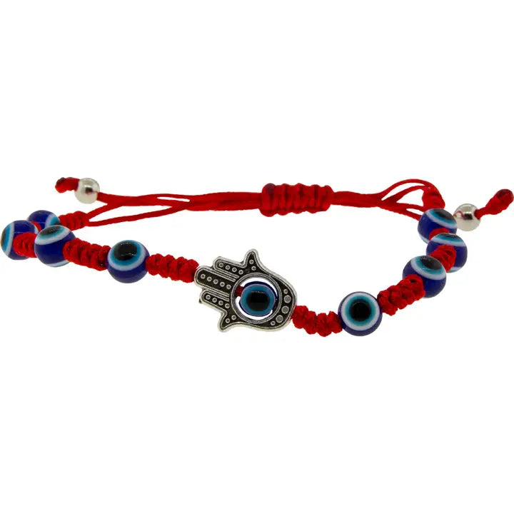 Evil Eye Adjustable String Bracelet #J743