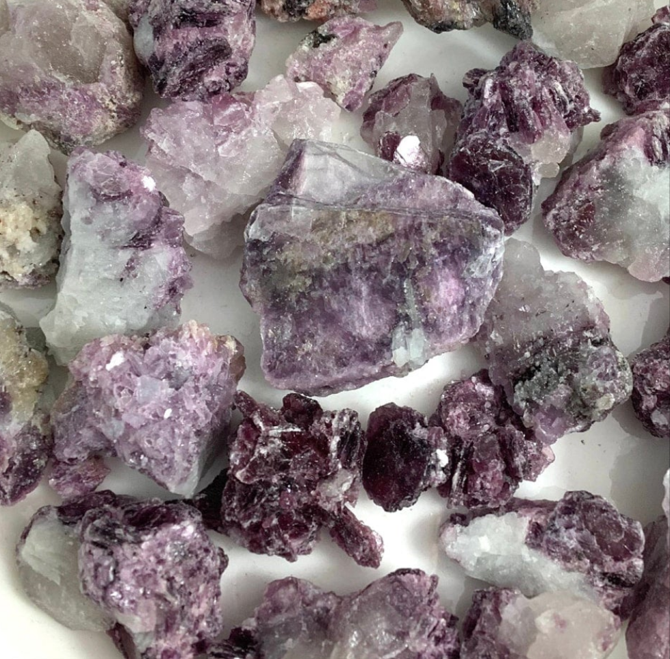 Lepidolite Rough 28g Parcel (28g) #SK3741