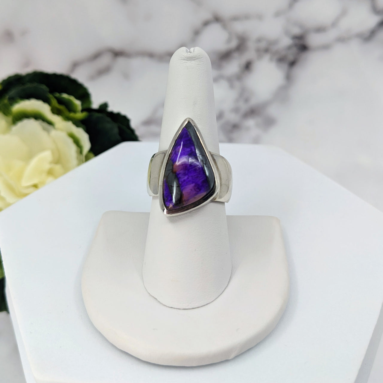 Sugilite Ring Size 8 Sterling Silver #LV3402