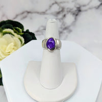 Thumbnail for Sugilite Ring Size 5.5 Sterling Silver #LV3403