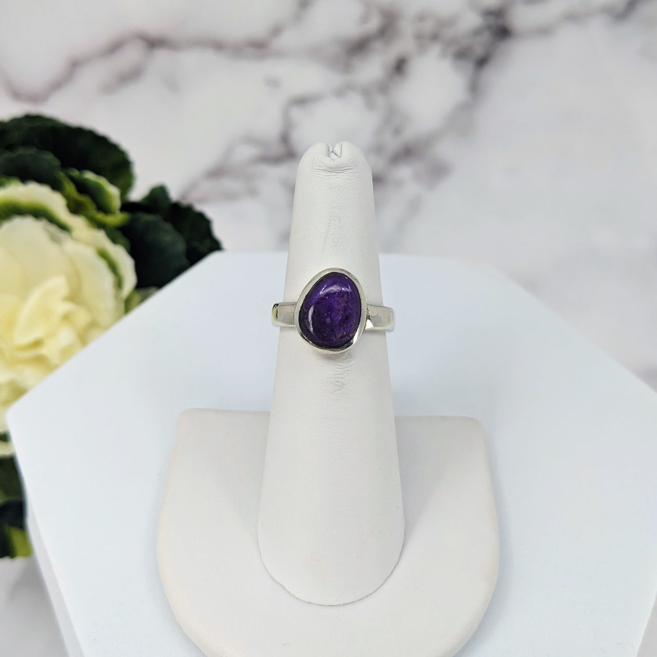 Sugilite Ring Size 5.75 Sterling Silver #LV3412