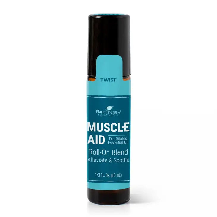 Muscle Aid Essential Oil Blend   Pre-Diluted Roll-On #LV3564