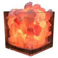 Thumbnail for Square Salt Lamp Diffuser   w/ Dimmer Cord  #LV3593