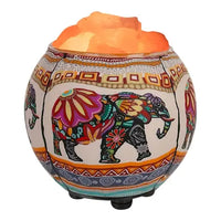 Thumbnail for Ethnic Elephant Salt Lamp Diffuser w/ Dimmer Cord #LV3597