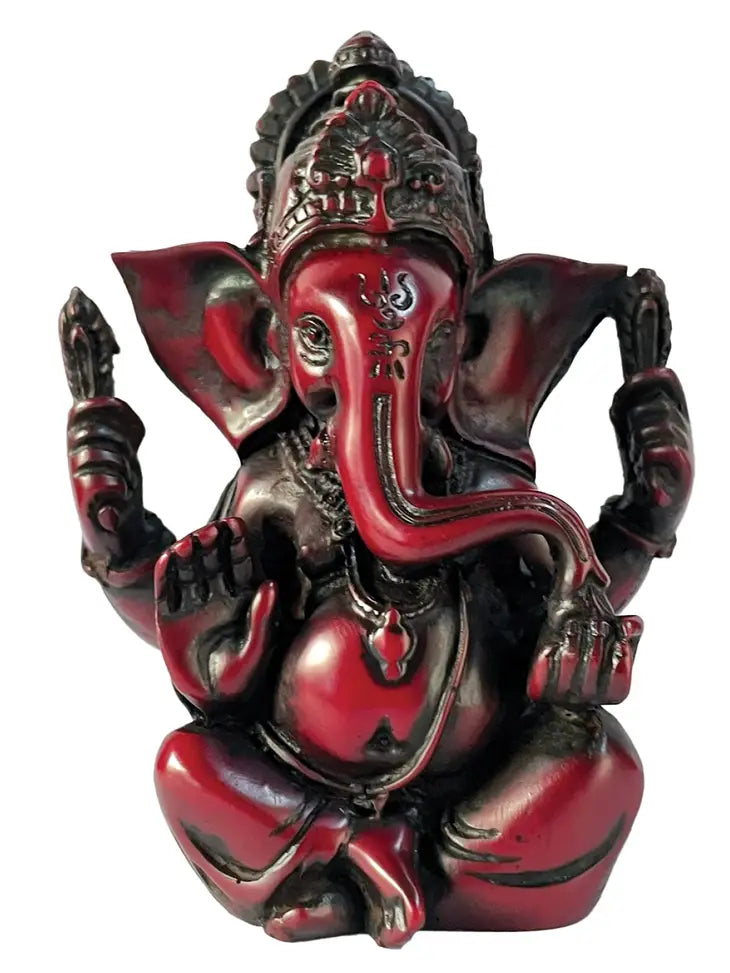 Ganesh Statue   5" Resin #LV3746