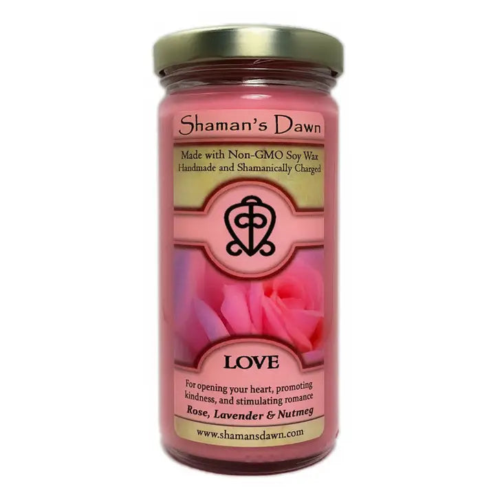 Love Candle - Rose, Lavender  non-GMO Soy Wax #LV3780