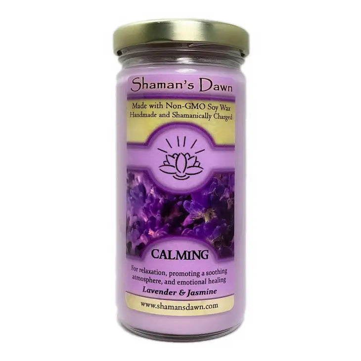 Calming Candle - Lavender, Ylang Ylang  non-GMO Soy Wax #LV3782