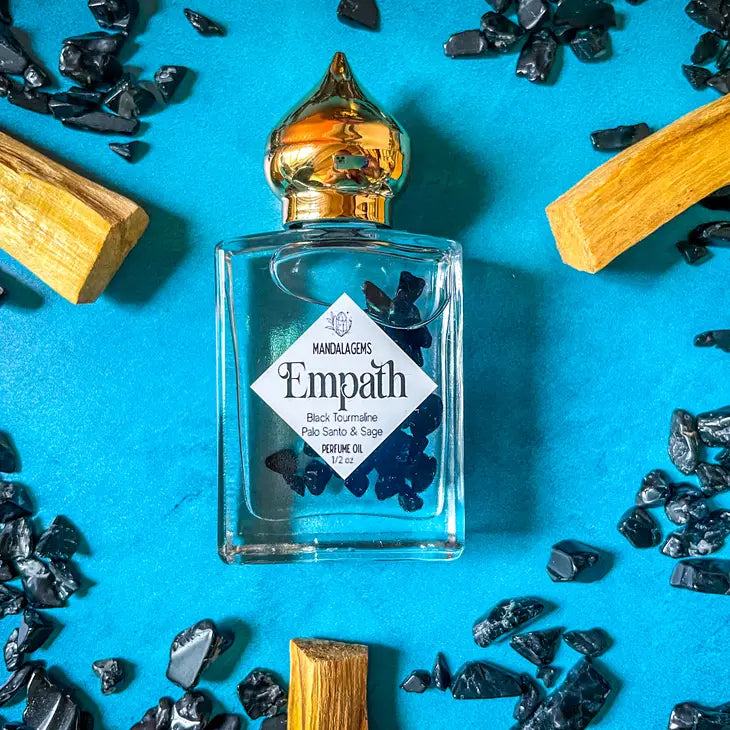 EMPATH Protection  Perfume Oil w/ Tourmaline #LV3794